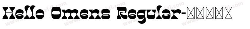 Hello Omens Regular字体转换
